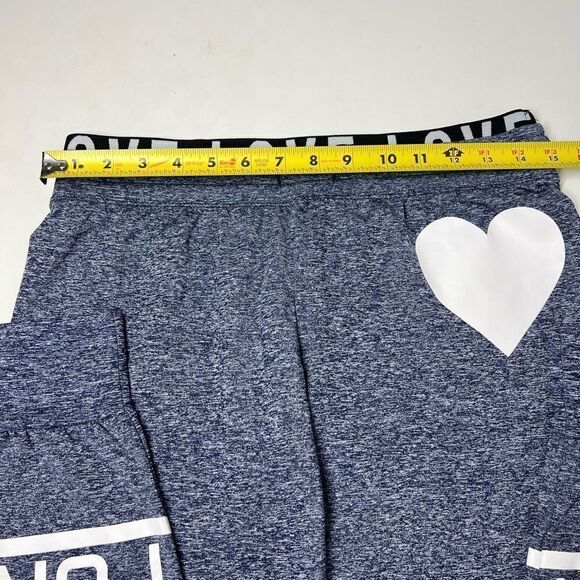 No Boundaries Womens Size M (7-9) Joggers Heather Gray Love Sweatpants - Picture 8 of 10